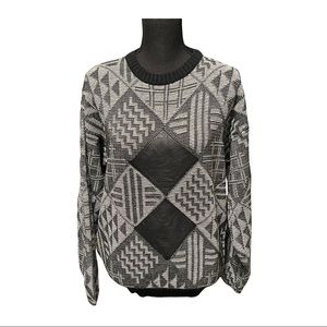 Vintage 80s grandpa style sweater